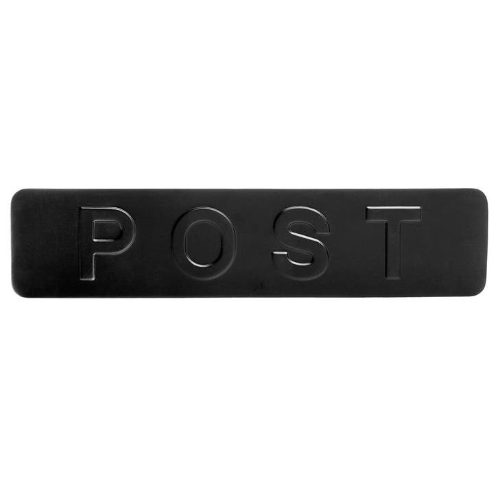Front voor Homebox buitenklep mat zwart - Mooi Deurbeslag, Doe-het-zelf en Verbouw, Hang- en Sluitwerk, Overige typen, Nieuw, Koper of Messing