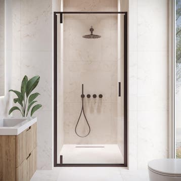 Douchewand Seattle 80 x 190 cm 6 mm Transparant, Verzenden, Nieuw, Douche