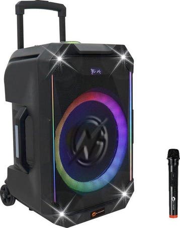 N-GEAR THE FLASH 1540 - Karaoke Speaker - 15 Woofer - Bluet, Verzenden, Nieuw