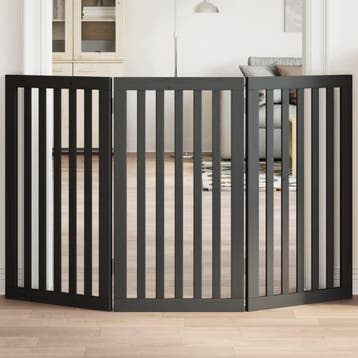 vidaXL Hondenhek inklapbaar 3 panelen 150 cm populierenhout, Dieren en Toebehoren, Honden-accessoires, Verzenden, Nieuw