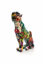 Oliver Klapp (XX) - sculptuur, Street Art Cheetah – Pop Art
