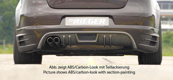 Rieger achteraanzetstuk | Eos (1F): 04.06.-11.10 (tot Faceli, Auto-onderdelen, Carrosserie en Plaatwerk, Nieuw, Volkswagen, Verzenden