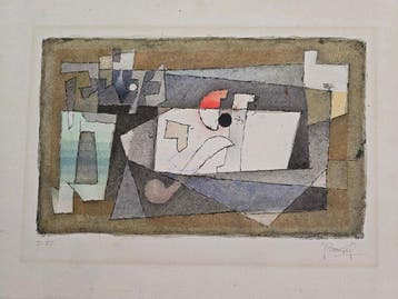 Moses Bahelfer Bagel (1908-1995) - Composition abstraite