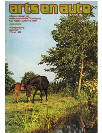 1978 ARTS EN AUTO MAGAZINE 11 NEDERLANDS, Nieuw, Author