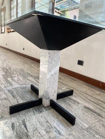 Tafel - Glas, Marmer, Metaal