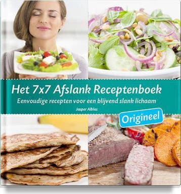 Het 7x7 Afslank Receptenboek - Origineel - Jasper Alblas, Verzenden, Zo goed als nieuw, Jasper Alblas