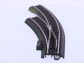 Schaal H0 Märklin 24671 74491 74461 Digitale gebogen wiss.., Hobby en Vrije tijd, Modeltreinen | H0, Wisselstroom, Gebruikt, Rails