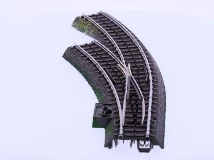 Schaal H0 Märklin 24671 74491 74461 Digitale gebogen wiss.., Hobby en Vrije tijd, Modeltreinen | H0, Wisselstroom, Rails, Gebruikt