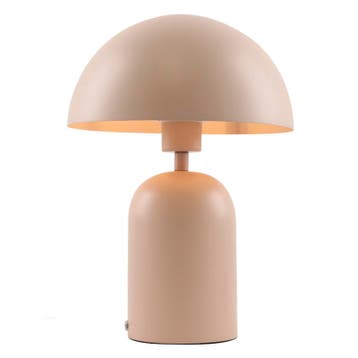 Moderne tafellamp roze, Isha, met schakelaar, Ophalen of Verzenden, Nieuw, Metaal