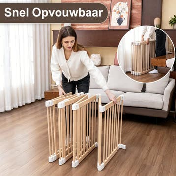 Houten Inklapbare Grondbox Multifunctioneel 130x130x70, Verzenden, Nieuw