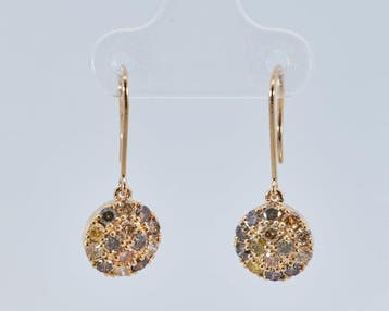 Zonder minimumprijs - Oorbellen - 14 karaat Geel goud -, Sieraden, Tassen en Uiterlijk, Oorbellen, Nieuw