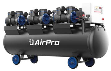 Fluisterstille compressor Airpro 6x2pk 400V 280Ltr tank, Verzenden, Nieuw