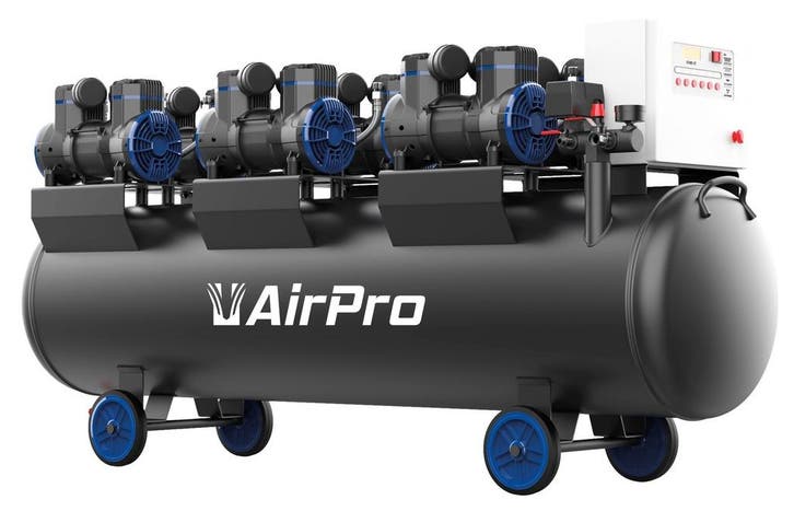 Fluisterstille compressor Airpro 6x2pk 400V 280Ltr tank, Doe-het-zelf en Verbouw, Compressors, Nieuw, Verzenden