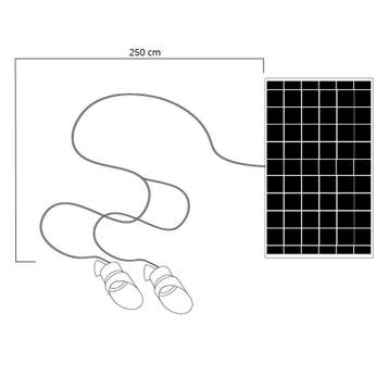 Solar LED wandspot Heads complete set, Zonne-energie, Kunststof, Verzenden, Nieuw