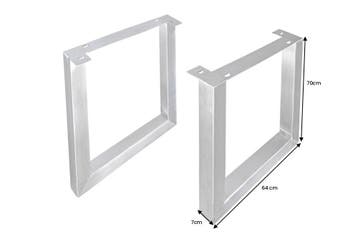 U-vormige poten van 70 cm, set van 2, voor eettafels,, Huis en Inrichting, Tafels | Eettafels, Ophalen of Verzenden, Nieuw