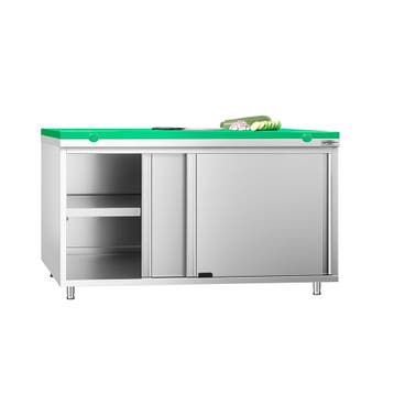 GGM Gastro | RVS werkkast PREMIUM - 1600x700mm - met |, Verzenden, Nieuw in verpakking, Meubilair