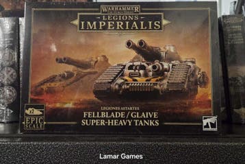 Fellblade or Glaive Super Heavy Tanks (warhammer nieuw), Ophalen of Verzenden, Nieuw