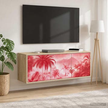 vidaXL Wandgemonteerd tv-meubel AACHEN 102 x 33 x 40 cm, Minder dan 50 cm, Verzenden, Nieuw, Minder dan 100 cm