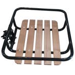 Benson Stalen fietsvoordrager - Houten steun - 24-28 inch..., Ophalen of Verzenden, Nieuw