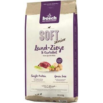 Bosch Soft Senior Hondenvoer - Geit & Aardappel - 12,5 kg, Verzenden, Hond