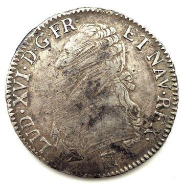 Frankrijk. Louis XVI (1774-1792). Ecu 1785-K, Bordeaux, Postzegels en Munten, Munten | Europa | Niet-Euromunten