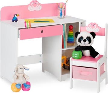 Kinderbureau en stoel, Verzenden, Nieuw