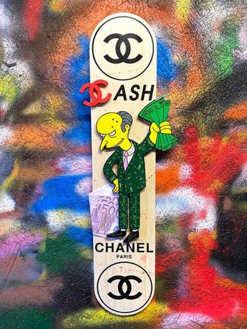 CASH - BURNS CHANEL CASH !, Antiek en Kunst