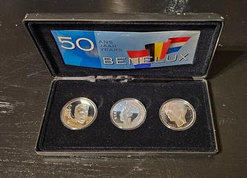 Nederland, België, Luxemburg. 10 Gulden 1994 (Zonder