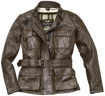 Black-Cafe London Madrid Bruin Dames Leren Motorjas, Nieuw met kaartje, Verzenden, Jas | leer, Dames