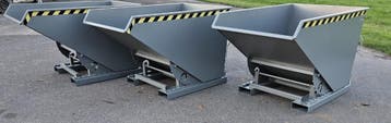 Kiepbak kantelbak spanenbak heftruck 1200 liter nieuw, Voorzetapparatuur