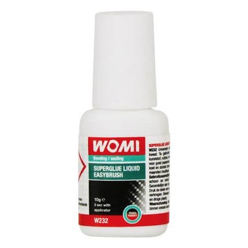 Womi W232 Superglue Liquid Easybrush Transparant 10g, Verzenden