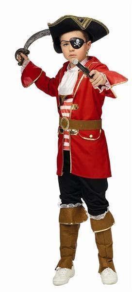 Piratenpak kind 6-delig Eddy, Kleding | Heren, Carnavalskleding en Feestkleding, Nieuw, Ophalen of Verzenden