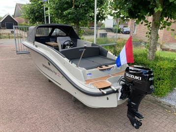 Corsiva 605 Tender Suzuki 60 pk | ACTIE PRIJS! | vaarklaar |, Nieuw, Polyester, Benzine, Buitenboordmotor