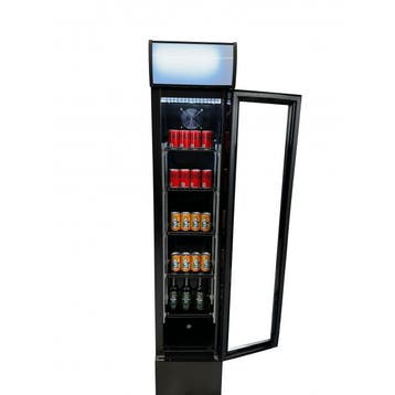 Combisteel Drankenkoeling | Smal Model | 105L | Zwart | Stat, Ophalen of Verzenden, Nieuw