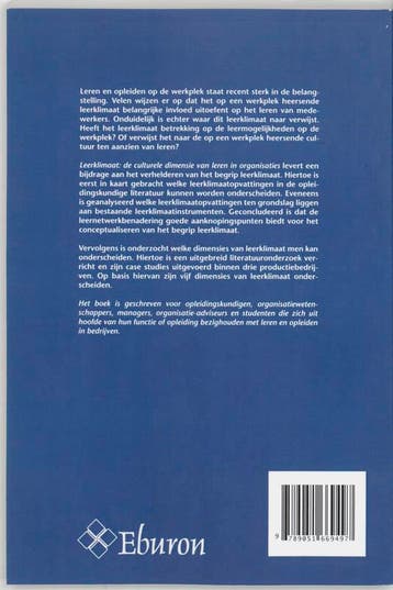Leerklimaat 9789051669497 M. Baars-van Moorsel, Verzenden, Zo goed als nieuw, M. Baars-van Moorsel