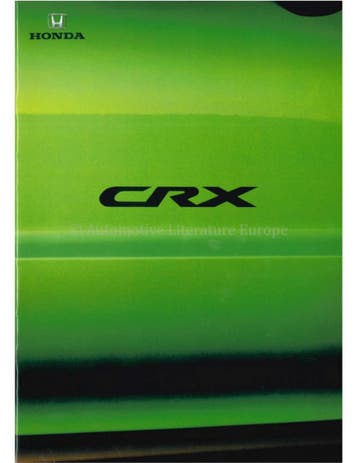 1992 HONDA CRX BROCHURE NEDERLANDS, Nieuw, Honda, Author