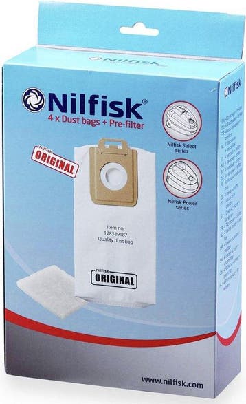 Nilfisk Select Stofzuigerzakken – 4 Stuks + Filter –..., Verzenden, Nieuw