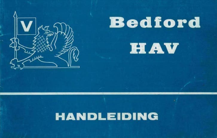 1964 Bedford HAV Handleiding Instructieboek Nederlands, Auto diversen, Handleidingen en Instructieboekjes, Verzenden