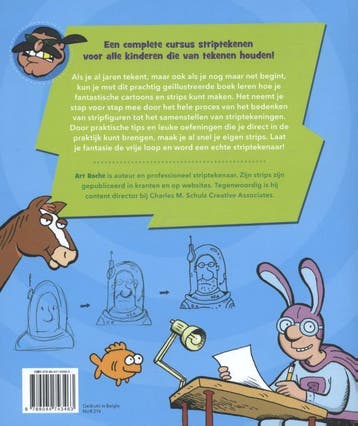 Stap voor stap cartoons en strips leren tekenen Art Roche, Verzenden, Zo goed als nieuw, Art Roche