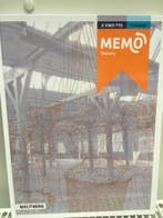 2 havo/vwo / MeMo / onderbouw tto handboek 9789034584502, Verzenden, Zo goed als nieuw, Schrover
