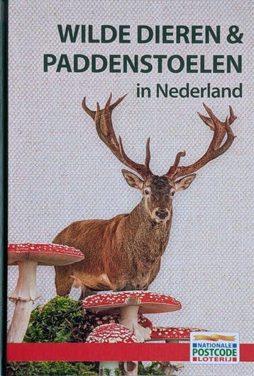 Wilde dieren en paddenstoelen in Nederland met veldgids, Verzenden, Zo goed als nieuw