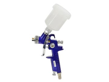 Verfspuit 0.8mm -  Euro Din Aansluiting - 125ml Inhoud - Hvl, Ophalen of Verzenden