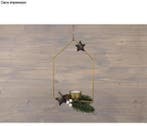 Waxinelichthouder theelichthouder met clip voor kerstboom, Ophalen of Verzenden, Nieuw
