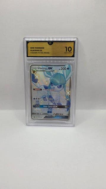 Pokémon - 1 Graded card - Glaceon Sv55 Full art, Holo,, Nieuw