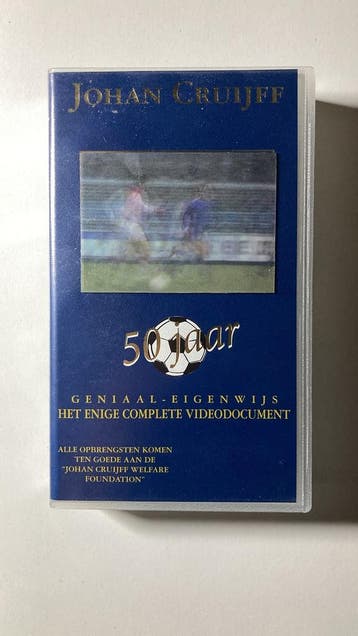 JOHAN CRUYFF - 50 YEARS (VHS), Verzenden, Gebruikt