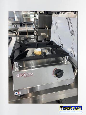 Horeca gaspit Diamond WR-RTS/1G | RVS tafelmodel, Nieuw zonder verpakking, Fornuis, Frituur en Grillen