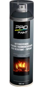 Pro paint hittebestendig 1 stuk, 500 ml, antraciet, Verzenden, Nieuw