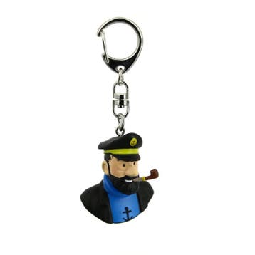 Kuifje PVC Sleutelhanger Borstbeeld Haddock, Verzamelen, Ophalen of Verzenden, Nieuw