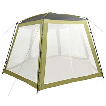 vidaXL Zwembadtent 500x433x250 cm stof groen, Tuin en Terras, Zwembad-toebehoren, Verzenden, Nieuw