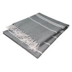 Hammam Badlaken Black 90x165cm 100% Katoen - Treb WS, Huis en Inrichting, Verzenden, Nieuw, Overige kleuren, Handdoek